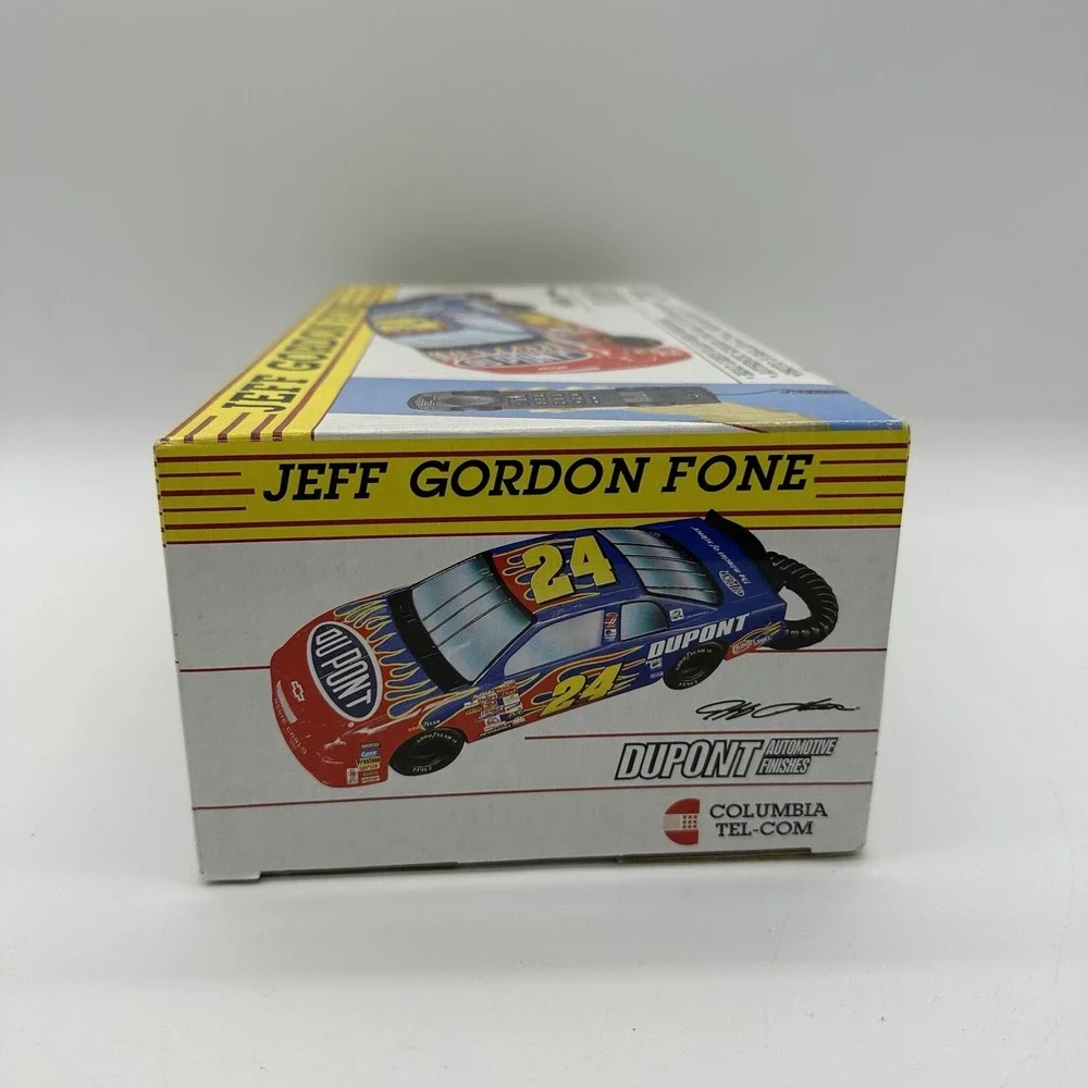 Columbia Tel-Com 1998 Jeff Gordon Fone #24 Racing Car Telephone w/ Box Phone